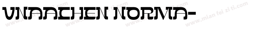 VnAachen Norma字体转换